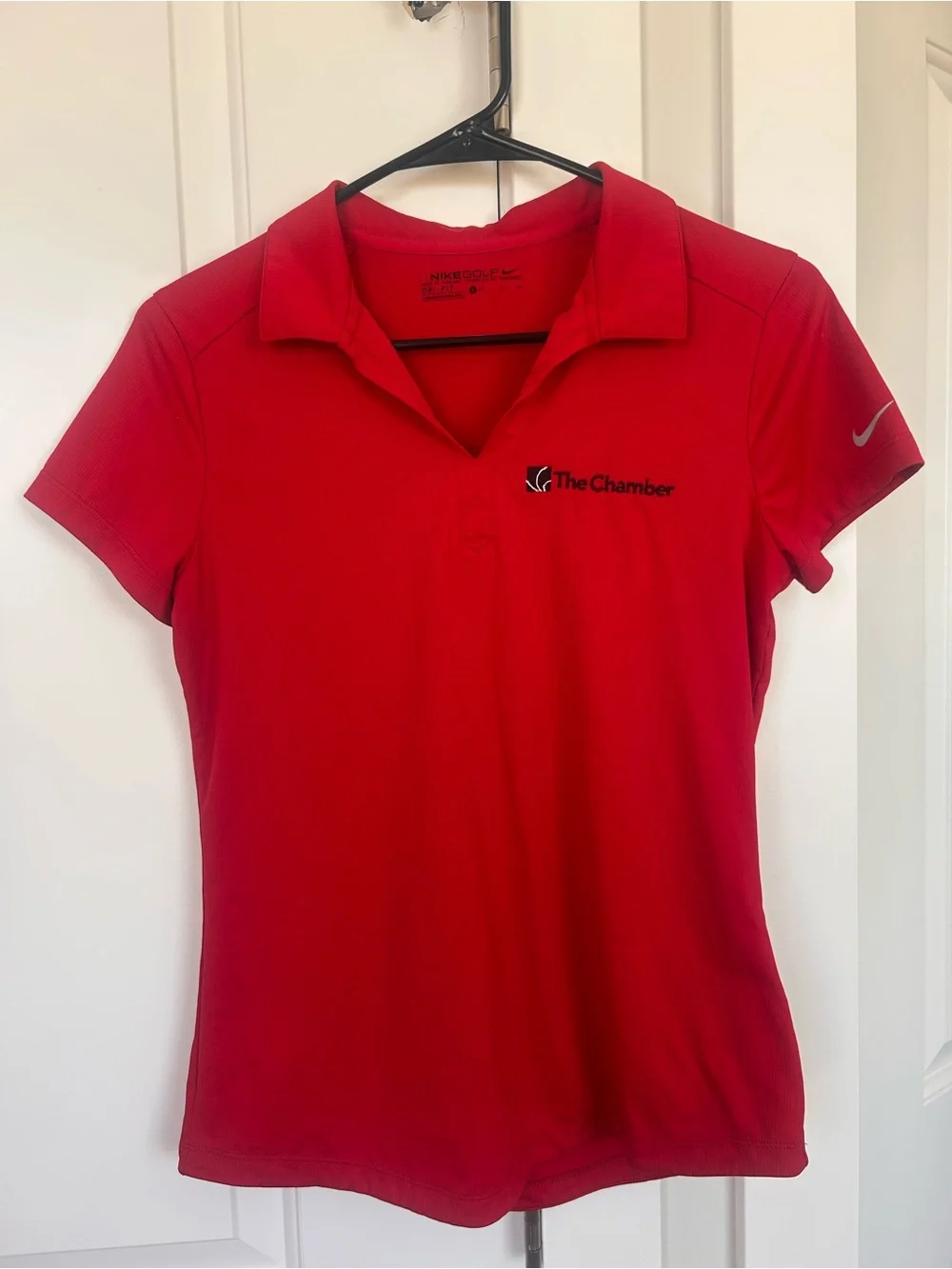 Nike Golf Dri-FIT Red Polo Shirt  | Small